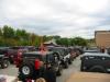 Jeeps getting ready to depart for the trails